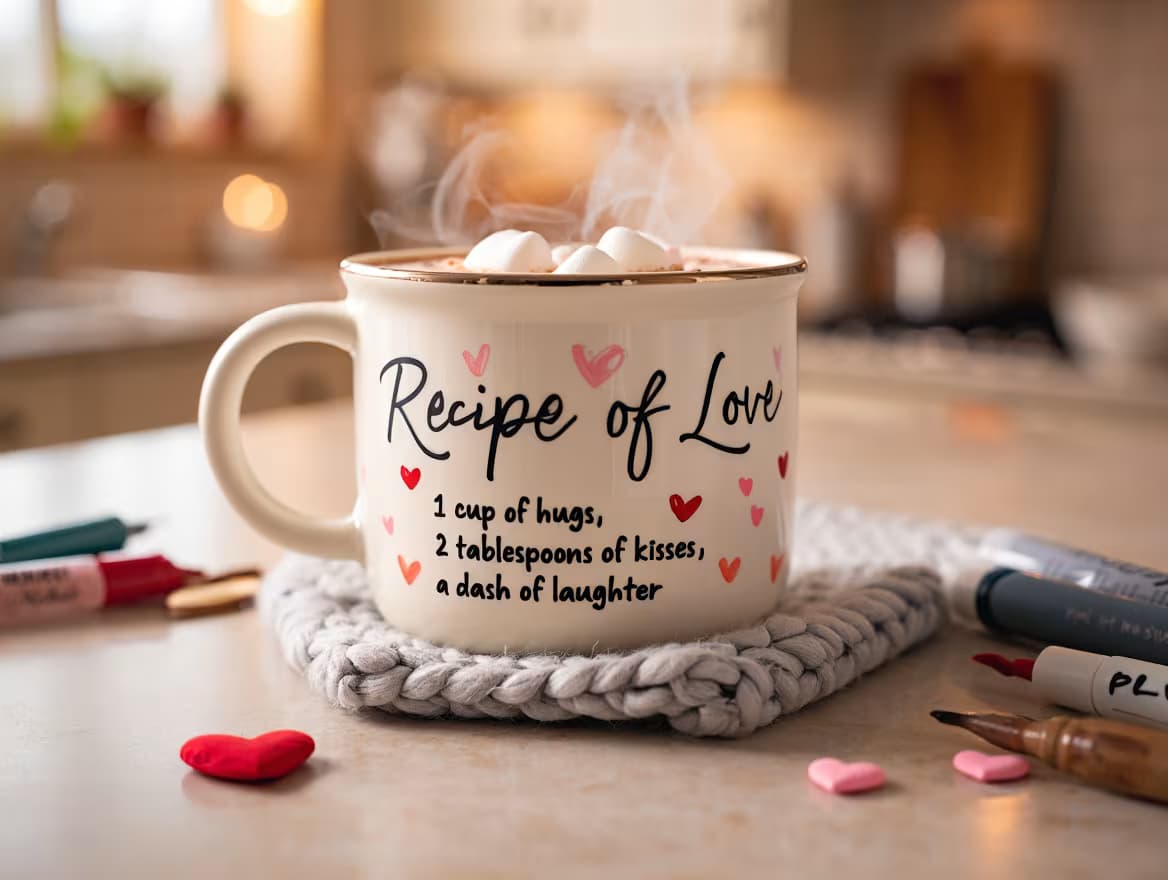 Customized "Recipe of Love" Mug 